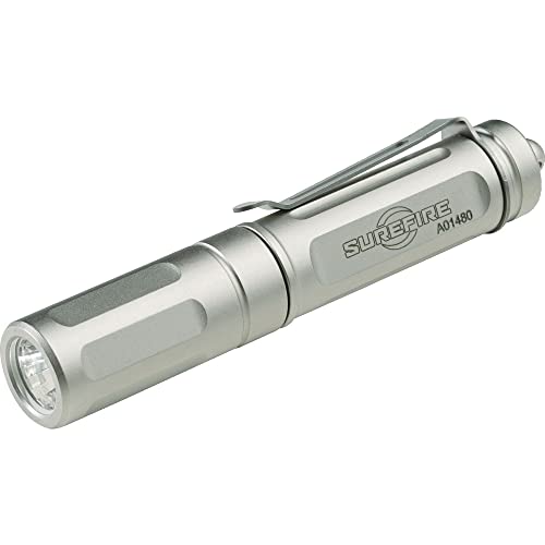 SureFire Titan Plus Ultra-Compact Variable-Output LED Keychain Light, Silver matte