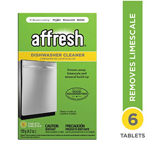 Book Cover Affresh W10549851 Dishwasher Cleaner 6 Tablets in Carton Original Version, pack of 1