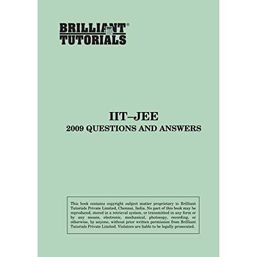 IIT JEE Questions and Solutions - 2009