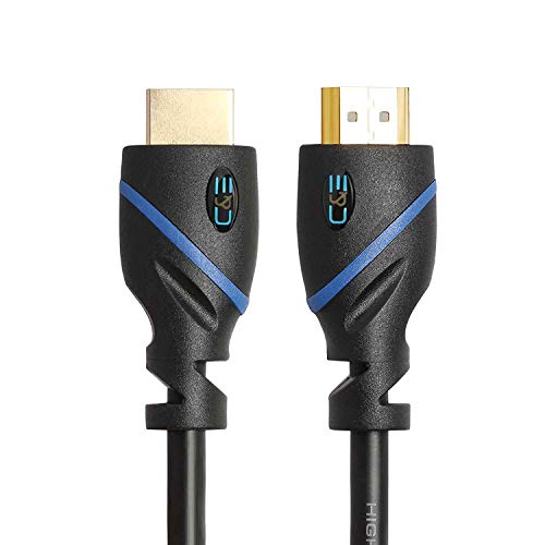 30ft (9.1M) High Speed HDMI Cable Male to Male with Ethernet Black (30 Feet/9.1 Meters) Supports 4K 30Hz, 3D, 1080p and Audio Return CNE67958
