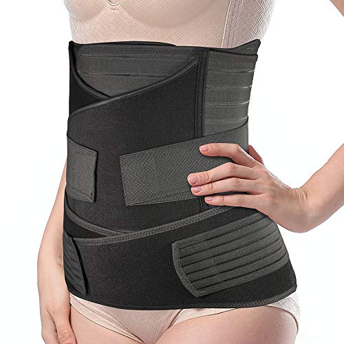 TiRain 3 in 1 Postpartum Belly Support Recovery Belly/Waist/Pelvis Belt Postpartum Belly Wrap Band