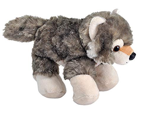 Wild Republic Wolf Plush, Stuffed Animal, Plush Toy, Gifts for Kids, Hugâ€™Ems 7"