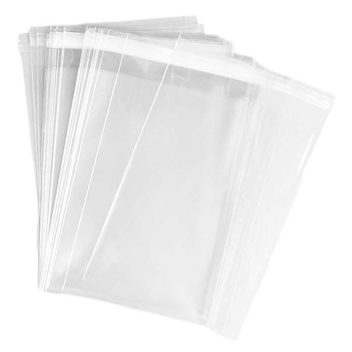 50 Pcs 13 7/16 x 19 1/4 Clear Resealable Cello/Cellophane Bags Good for 13x19 Items