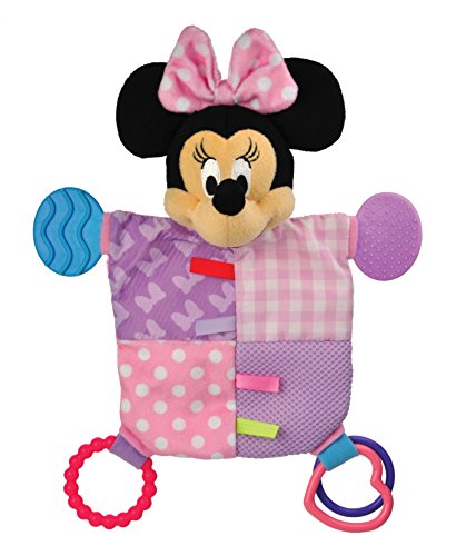 Book Cover Disney Baby Minnie Mouse Plush Teether Blanket, 12