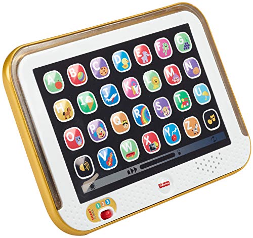 Book Cover Fisher-Price Laugh & Learn Smart Stages Tablet, Gold
