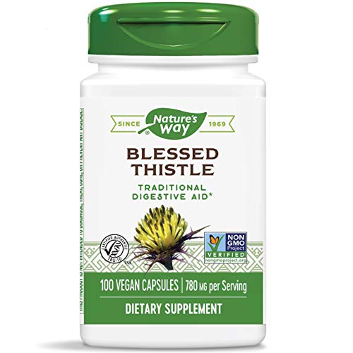 Book Cover Nature's Way Blessed Thistle 390 mg. 100 Capsules