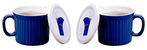 CorningWare 1105119 lid, 2-Pack, Blue