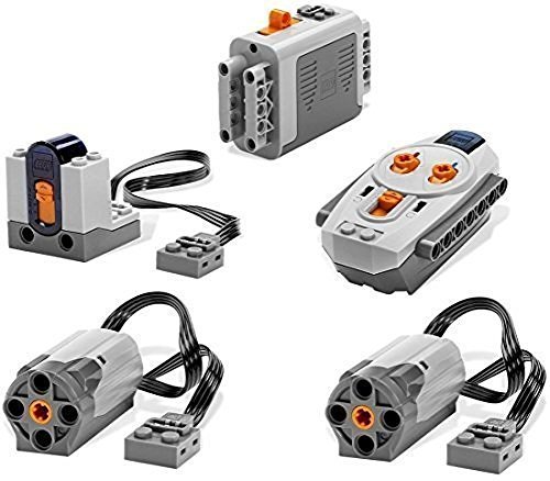 Book Cover LEGO 5pc Power Functions Motor Battery IR Remote Receiver SET