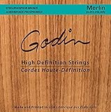 Godin Guitars 039920 Seagull Merlin Bronze Acoustic Guitar Strings, Custom