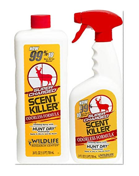 Scent Killer 559 Wildlife Research Super Charged Spray 24/24 Combo, 48 oz.