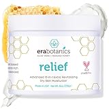 Era Organics Eczema, Psoriasis & Dermatitis Moisturizer Cream - Advanced 13-in-1 Non-Greasy Face or Body Lotion for Dry, Itchy Skin, Aloe Vera, Manuka Honey, More 8oz