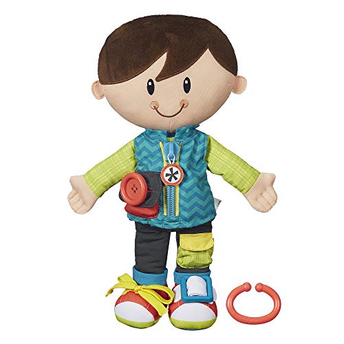 Book Cover Playskool Dressy Kids Boy Activity Plush Stuffed Doll Toy for Kids and Preschoolers 2 Years and Up