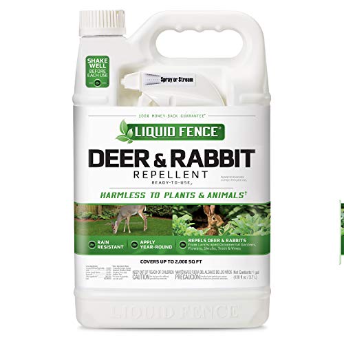 Liquid Fence Deer & Rabbit Repellent Ready-to-Use, 1-Gallon