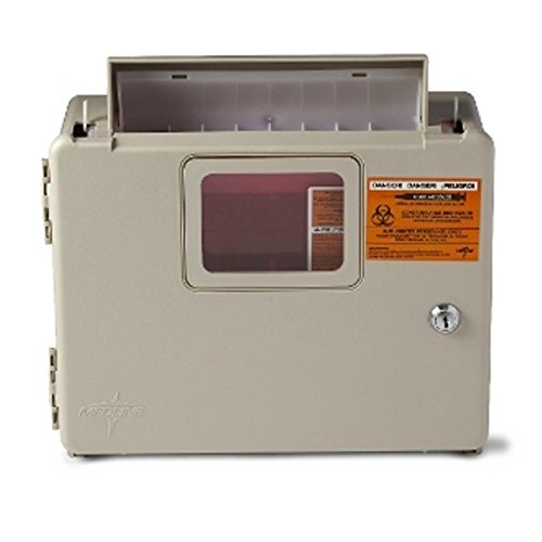 Medline MDS707953 Locking Sharps Container Cabinet