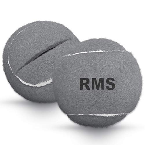 Book Cover RMS Walker Glide Balls - A Set of 2 Balls with Precut Opening for Easy Installation, Fit Most Walkers (Grey)