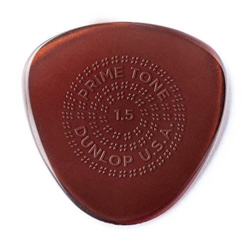 Dunlop Primetone Semi-Round Grip 1.5mm Sculpted Plectra Guitar Pick-3 Pack (514P1.5)