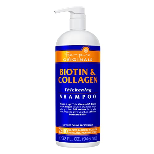 Renpure Biotin and Collagen Shampoo, 32 Ounce by Renpure