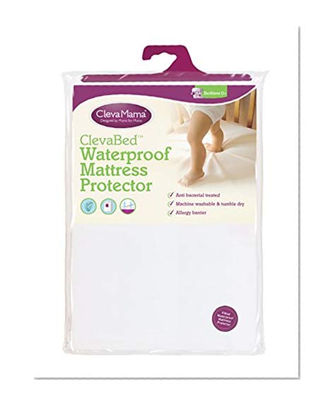 Clevamama Protège Matelas Bébé -  Housse Alèse Imperméable pour Berceau 90x40 cm