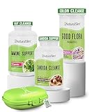 NaturalSlim Candida Cleanse Support Supplements Bundle - Candiseptic Kit Anti Overgrowth, Gut & Colon Cleansing 242 Capsules Total - 28 Days Cleansing Program Formulated by Frank Suarez (1 Pack)