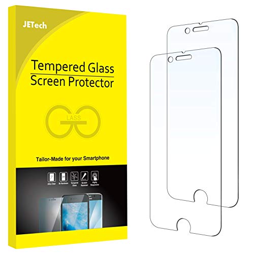 Book Cover JETech Screen Protector for iPhone 6 and iPhone 6s, 4.7-Inch, Tempered Glass Film, 2-Pack