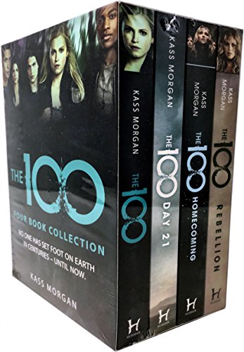 Book Cover Kass Morgan 100 Series 4 Books Collection Set (The 100, The 100: Day 21, Homecoming, Rebellion)