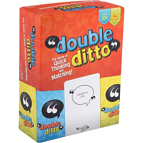 Book Cover Double Ditto | The Hilarious Family Party Board Game for Adults, Teens & Kids (8-12 and up) Award-Winning Games for Game Night | Great Gift Idea