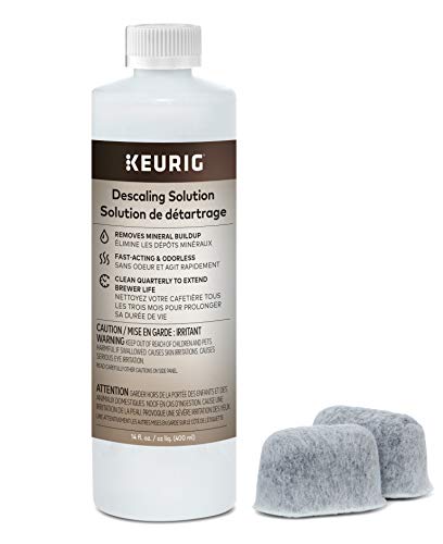 Book Cover Keurig Brewer Care Kit with Descaling Solution and 2 Water Filter Cartridges, Compatible With All Keurig 2.0 and 1.0 K-Cup Pod Coffee Makers