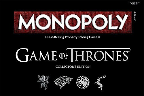 Book Cover USAOPOLY Monopoly Game of Thrones Board Game | Collectable Monopoly Game | Official Game of Thrones Merchandise | Based on The Popular TV Show on HBO Game of Thrones | Themed Monopoly Board Game