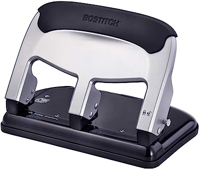 Book Cover Bostitch EZ Squeeze  40 Sheet 3-Hole Punch (HP40)