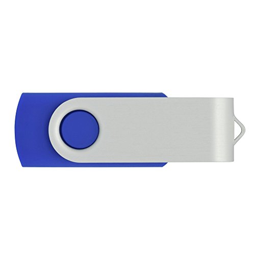 VICFÃ¼N 10pcs 8GB USB Flash Drive 8G Blue color USB 2.0 Flash memory stick Foldable Thumb stick