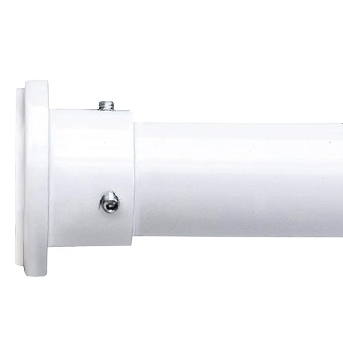 RoomDividersNow Premium Tension Curtain Rod, 28in-50in (White)