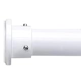 RoomDividersNow Premium Tension Curtain Rod, 28in-50in (White)