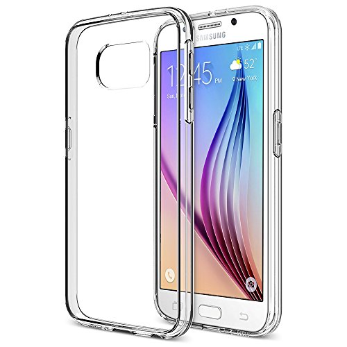 Galaxy S6 Case, Trianium [Clear Cushion] Premium Protective Case for Samsung Galaxy S6 Case Bumper Scratch Resistant Shock-Absorbing Frame and Hard Back Panel - Clear