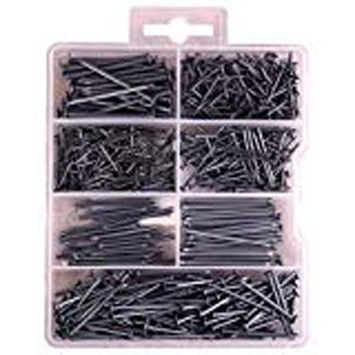 550 Pieces Nail and Brad Assortment 7 Different Sizes!