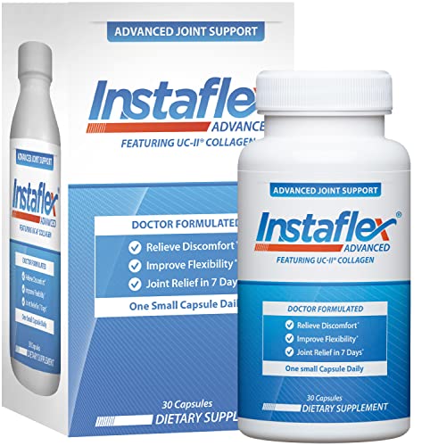 Book Cover Instaflex Advanced Joint Support Supplement - Turmeric, Resveratrol, Boswellia Serrata Extract, BioPerine, UC-II Collagen- 30 Count