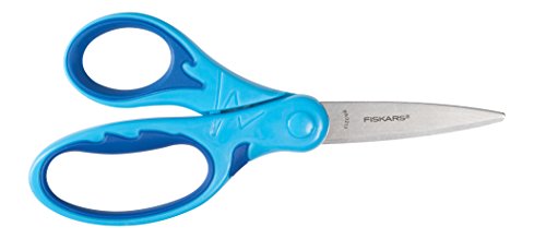 Book Cover Fiskars 194640-1002 Softgrip Big Kids Scissors, 6 Inch, Color Received May Vary