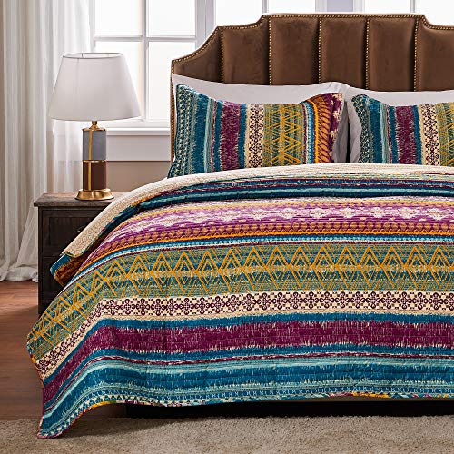 Book Cover Greenland Home Southwest Quilt Set, Full/Queen (3 Piece), Siesta