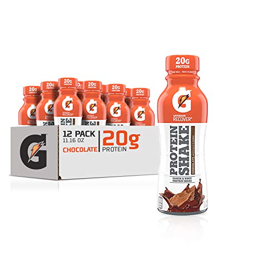 Gatorade Recover Protein Shake, Chocolate, 11.16 Ounce, 12 Count