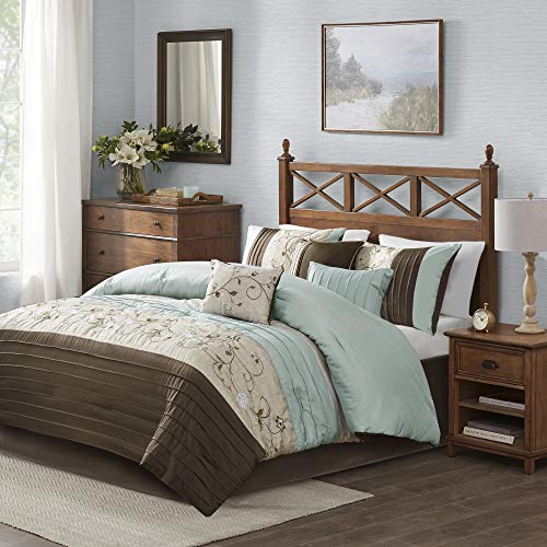 Book Cover Madison Park All Season Set, Matching Bed Skirt, Decorative Pillows, Polyester, Spice, King(104