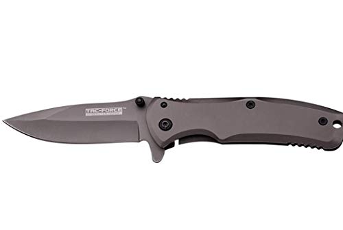 TAC Force Spring Assisted Opening Black Tactical Folding Pocket Knife