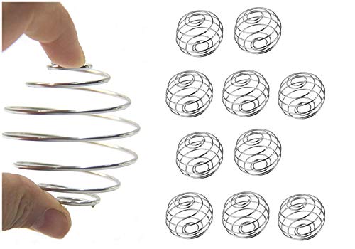 Rabbito 10pcs Milkshake Protein Blender,Wire Mixer Mixing Ball For Shaker,Replacement Wire Whisk