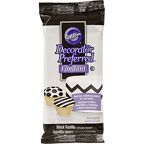 Wilton Black Decorator Preferred Fondant Pack 4.4 oz.