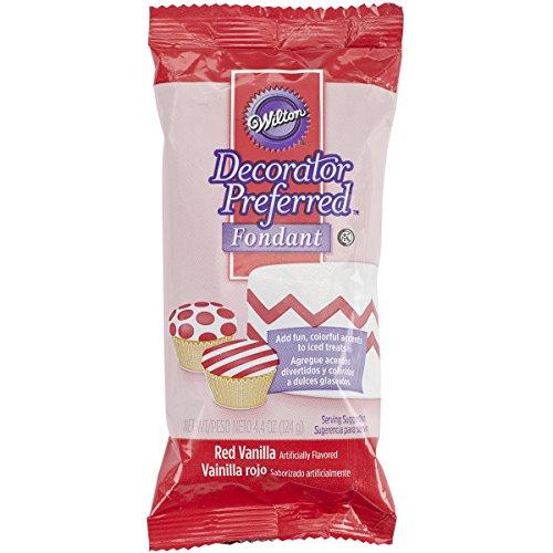 Wilton Red Decorator Preferred Fondant Pack 4.4 oz.