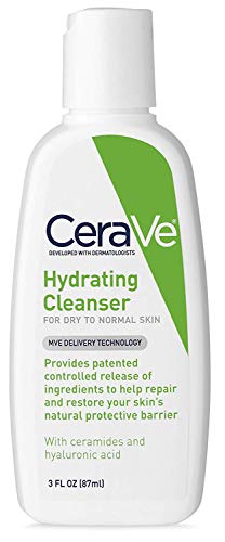 Book Cover CeraVe Hydrating Cleanser 3 oz (Pack of 3)
