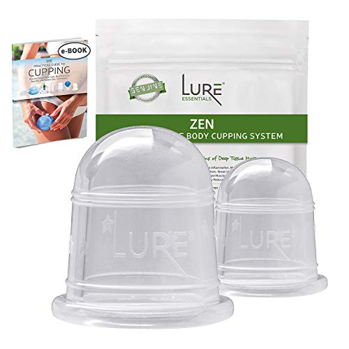 Anti Cellulite Cup - The Original Cupping Therapy Treatment for Fat & Cellulite Reduction, Fascia Adhesions, Full Body Massage, Stretchmarks (Set of 2)