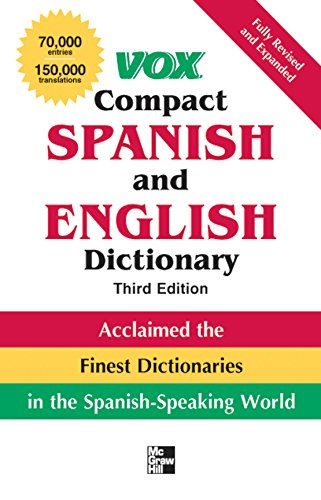 Book Cover Vox Compact Spanish and English Dictionary, Third Edition (Paperback) (VOX Dictionary Series)