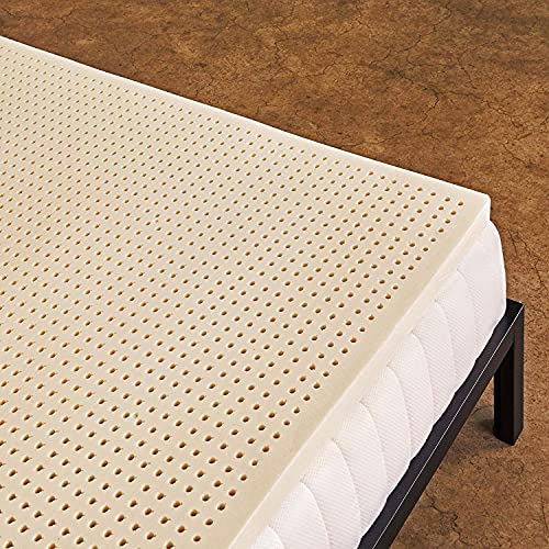 Book Cover Pure Green Natural Latex Mattress Topper - Firm - 2 Inch - King Size (GOLS Certified Organic)