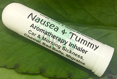 Book Cover Urban ReLeaf NAUSEA & TUMMY Aromatherapy Inhaler! Relief Car, Morning Sickness, Chemo Queasiness, Bad Belly, Migraine Quease, Medication illness! Inhale Deeply for fast relief. 100% Natural, Drug Free