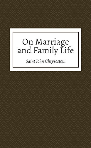 Book Cover On Marriage and Family Life
