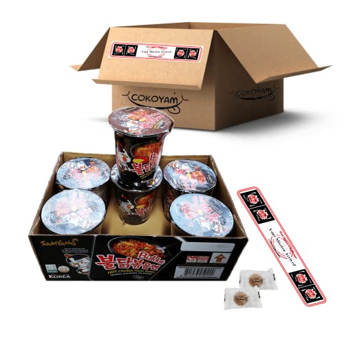 Samyang Buldak Spicy Hot Chicken Stir Fried Cup Noodles (Small_Pack of 6)